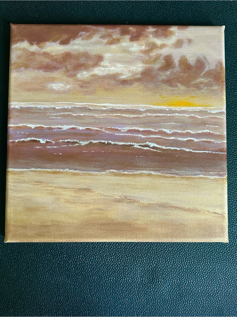 Handmade NWOT acrylic painting. Original artwork “Beach Dreams” on 8”x10” canvas